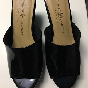 Chinese Laundry Patent Leather Wedges